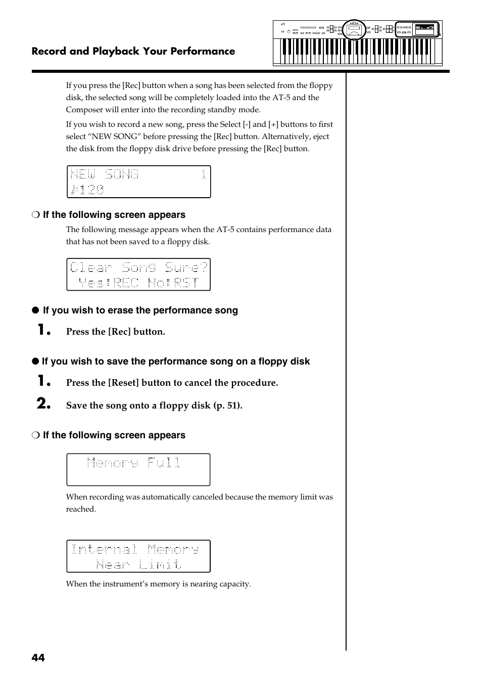 Roland AT 5 User Manual | Page 44 / 84