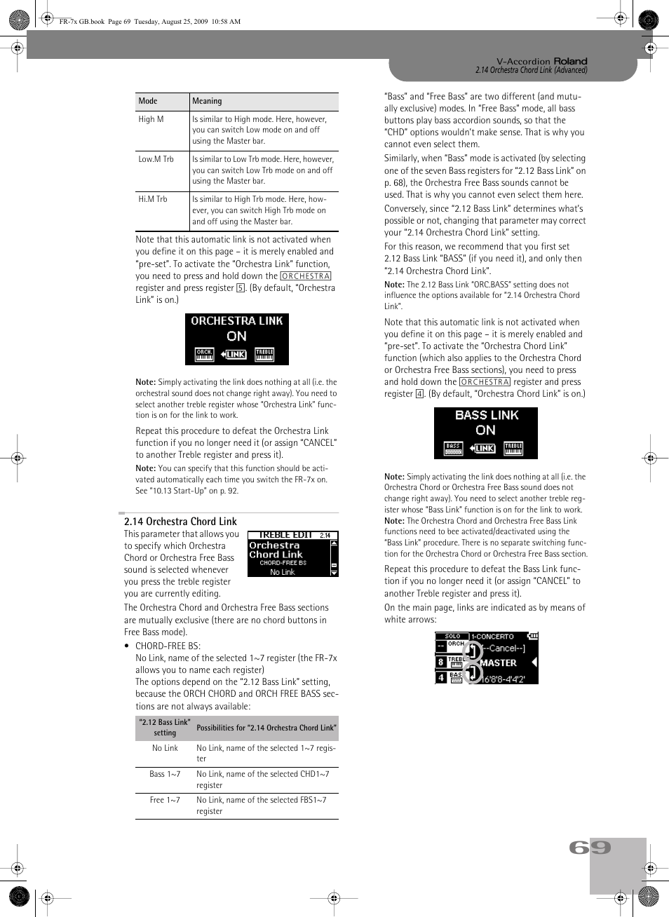 14orchestra chord link, P. 69 | Roland FR-7x User Manual | Page 69 / 140