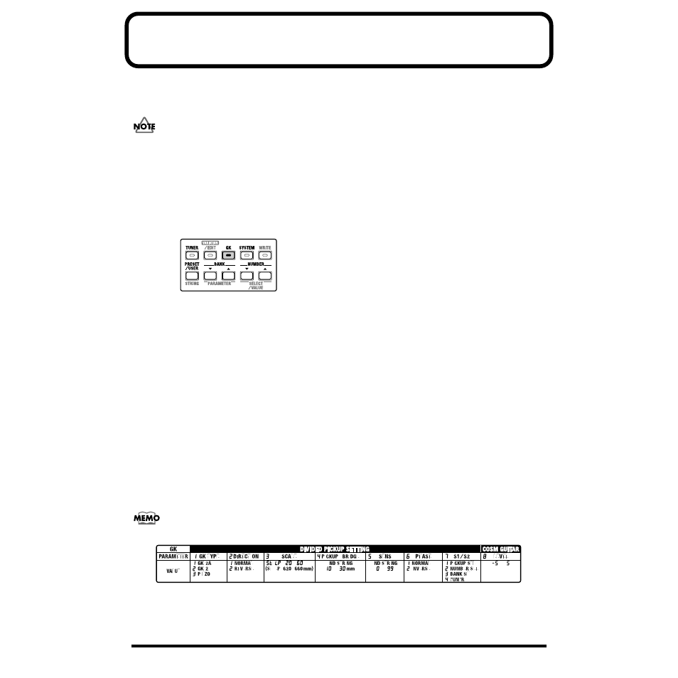 Make settings for the divided pickup | Roland V-GUITAR VGA-7 User Manual | Page 14 / 56