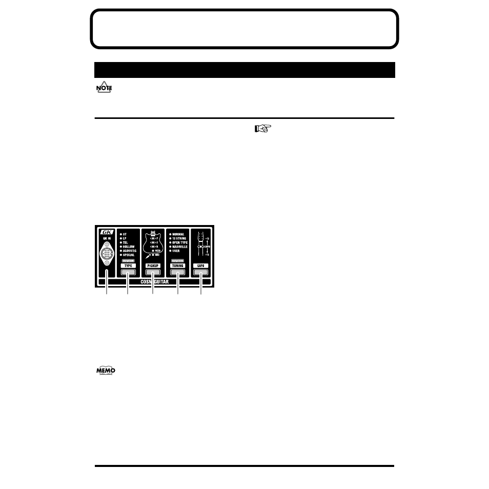 Panel descriptions, Front panel, Cosm guitar section (cosm guitar) | Roland V-GUITAR VGA-7 User Manual | Page 25 / 56