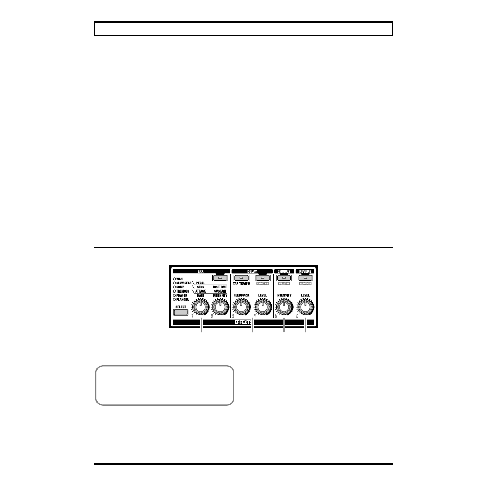 Effects section (effects) | Roland V-GUITAR VGA-7 User Manual | Page 30 / 56
