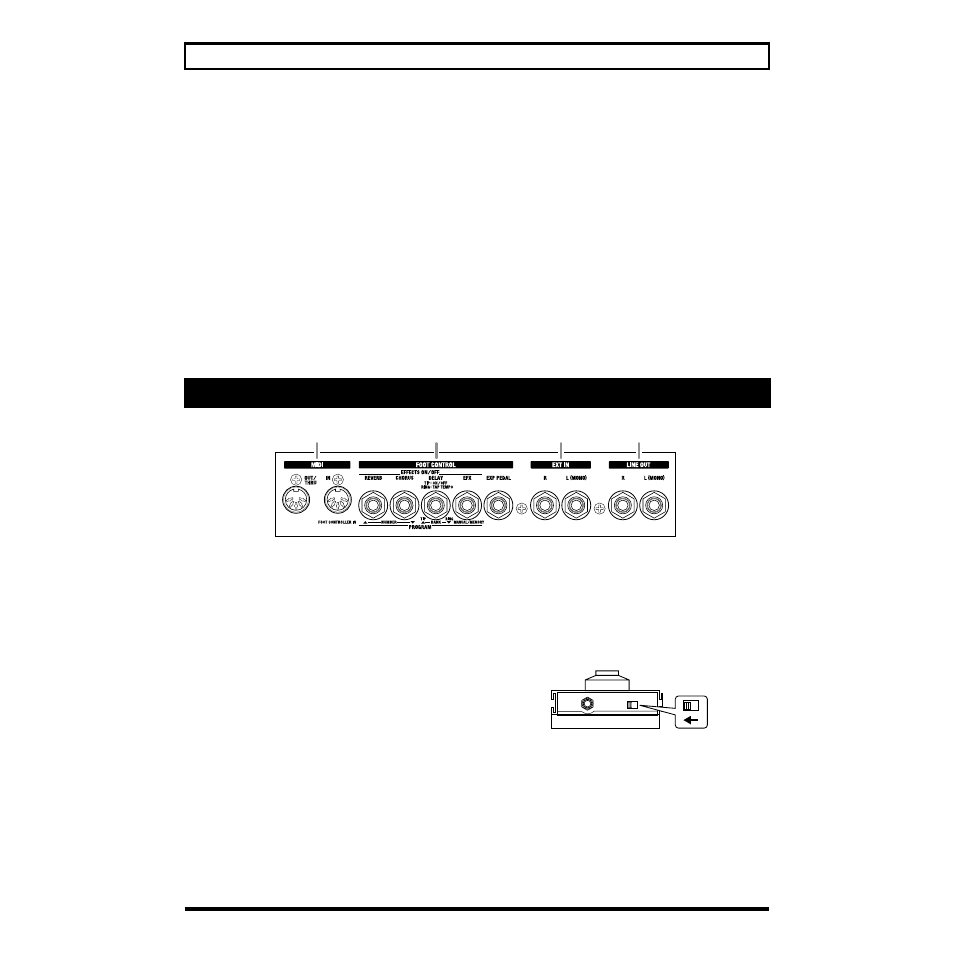 Rear panel | Roland V-GUITAR VGA-7 User Manual | Page 35 / 56