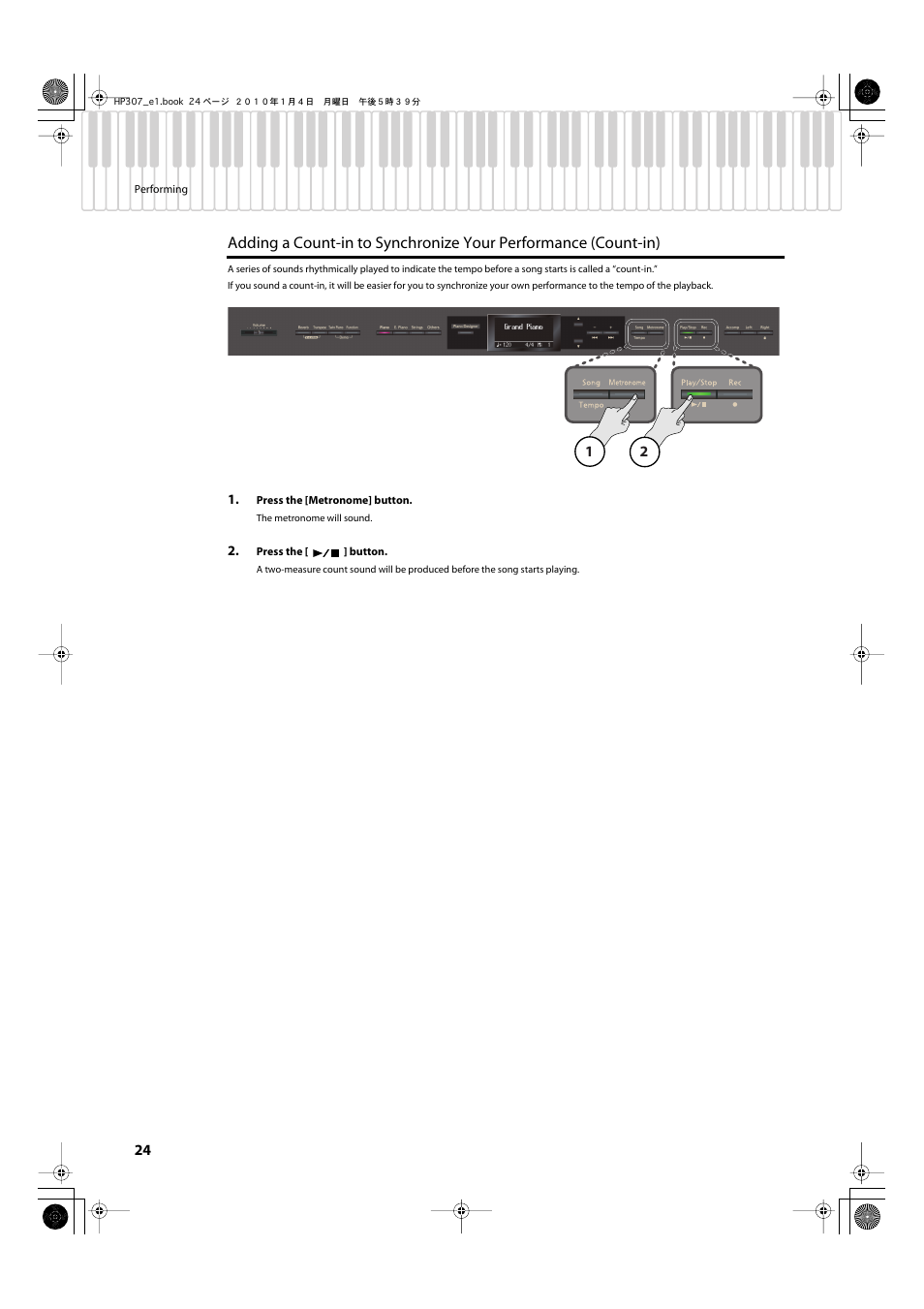 Roland HP-307 User Manual | Page 22 / 88