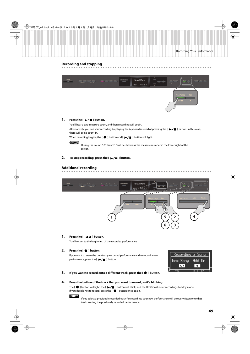 Roland HP-307 User Manual | Page 47 / 88