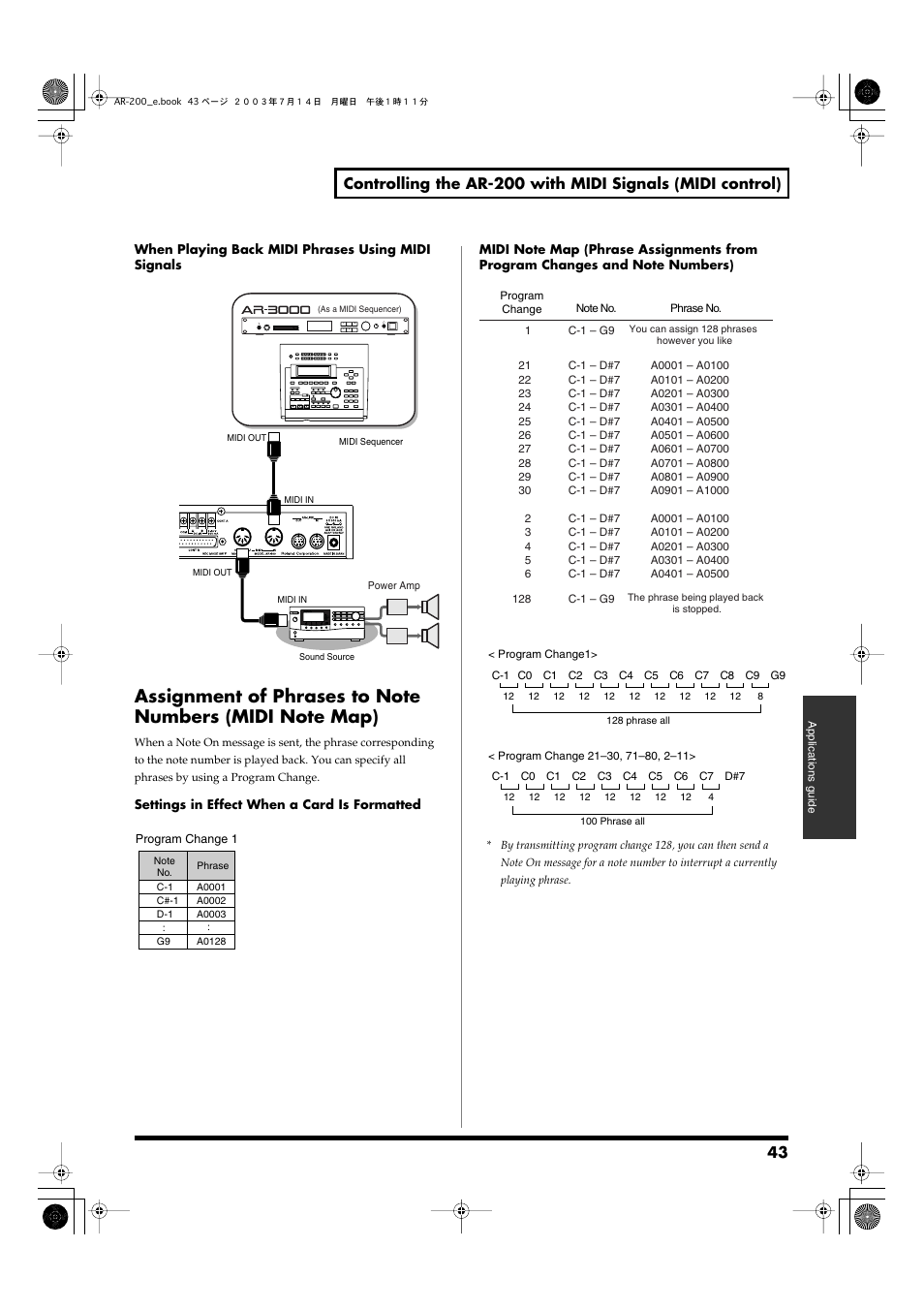 Roland AR-200 User Manual | Page 43 / 72