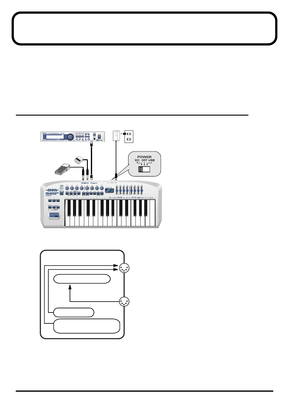 Connection and midi data flow, When using midi connections | Roland PCR-80 User Manual | Page 114 / 184