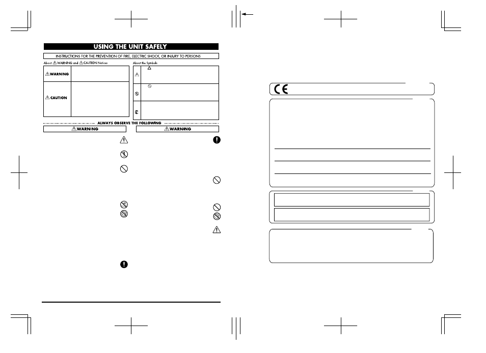 Notice avis | Roland PCR-80 User Manual | Page 183 / 184