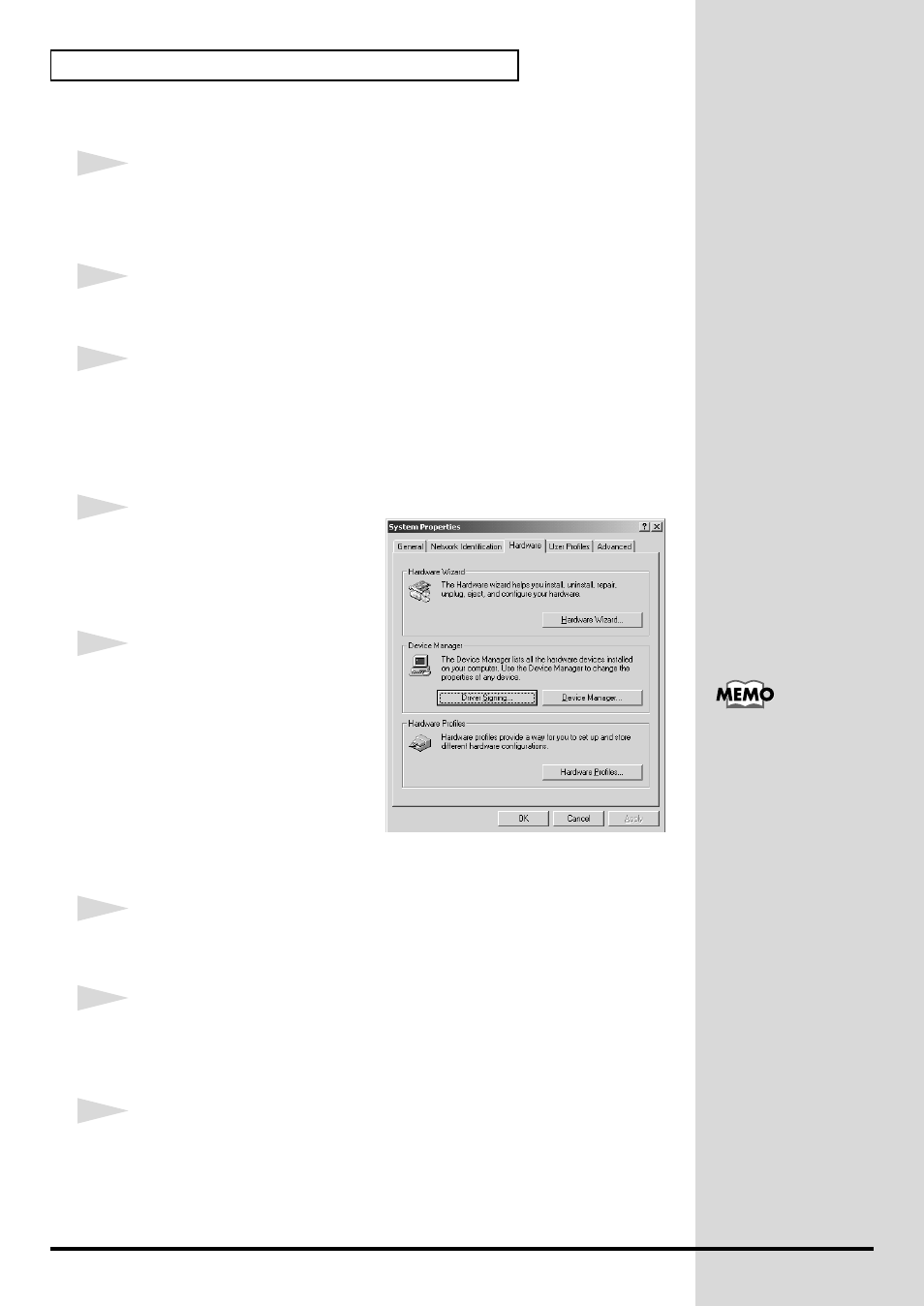 Utenti windows 2000 | Roland PCR-80 User Manual | Page 78 / 184