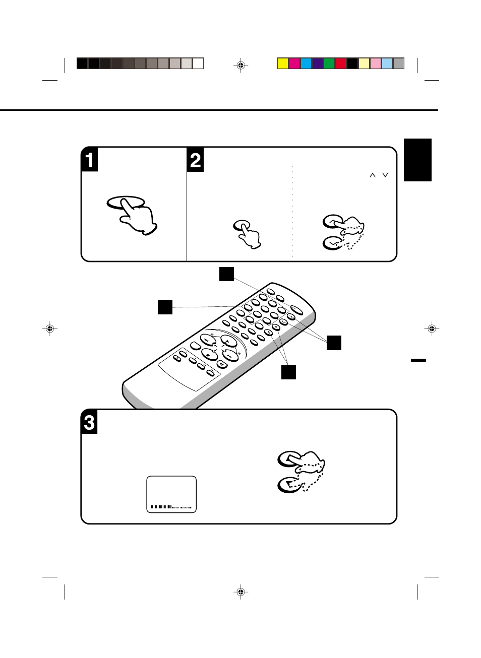 Tv operation, English, On/ standby | Volume | Toshiba VTV21FL3 User Manual | Page 15 / 40