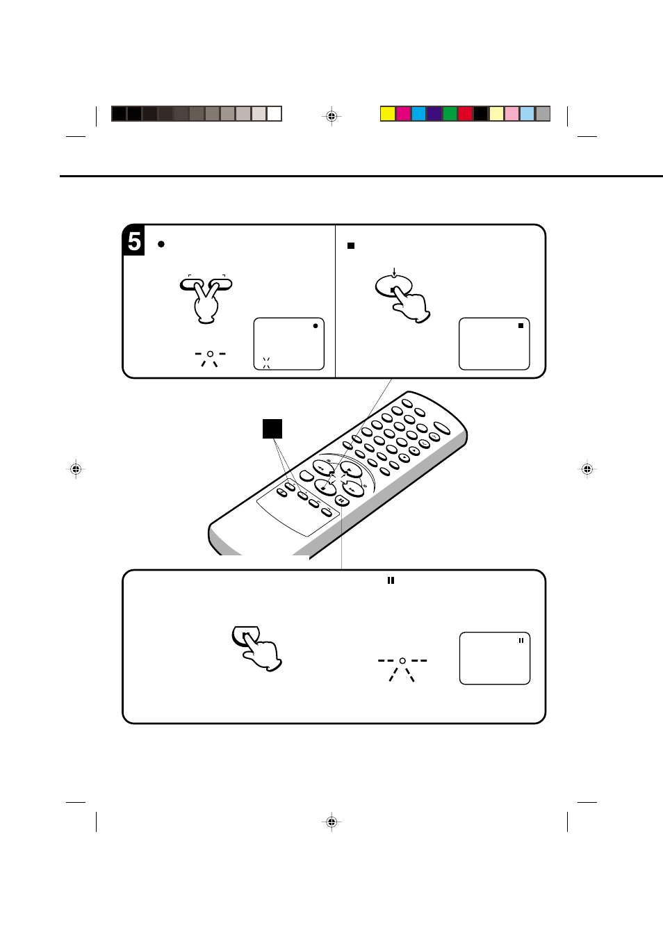 Recording a tv program, Continued), Press both the rec/otr buttons at the same time | Rec/otr | Toshiba VTV21FL3 User Manual | Page 26 / 40