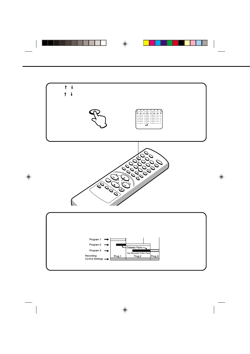 Other functions for timer recording, If the program overlaps another, Continued) | Cancel, Press the | Toshiba VTV21FL3 User Manual | Page 30 / 40