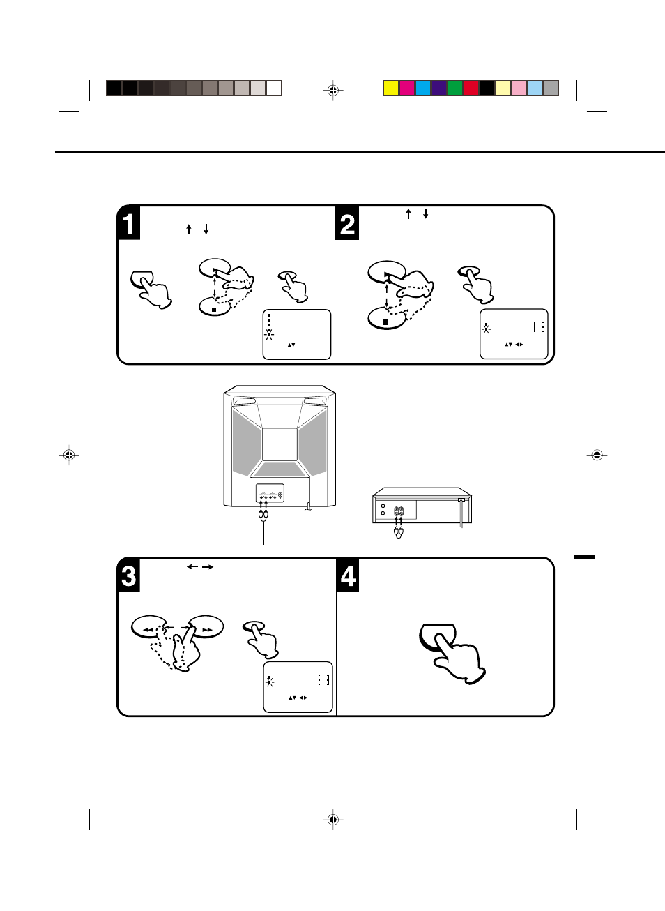 Ntsc recording, Menu, Press the menu button. press the | Toshiba VTV21FL3 User Manual | Page 36 / 40