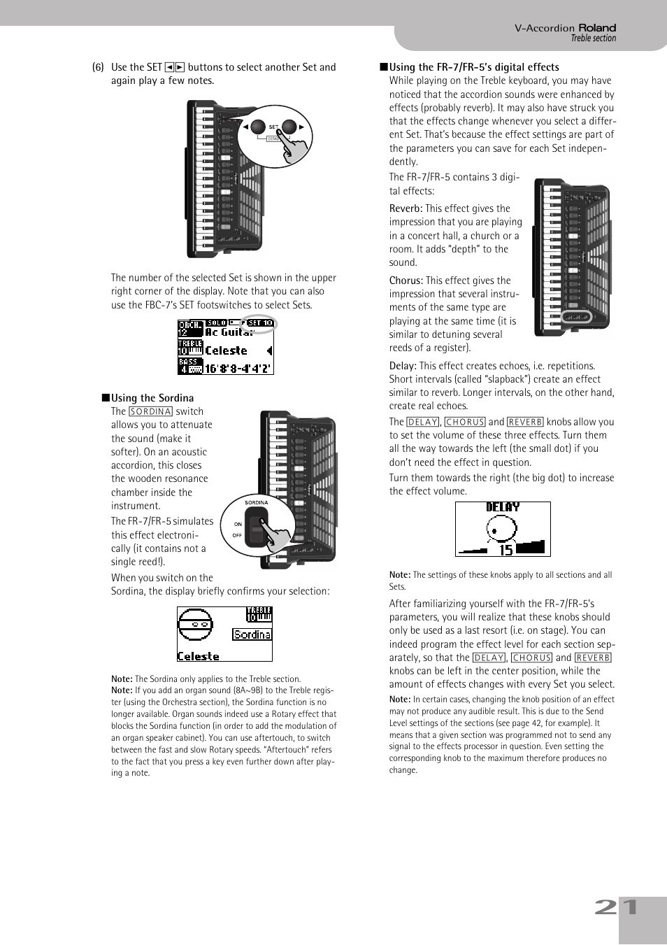 Roland FR-7/FR-5 User Manual | Page 21 / 94