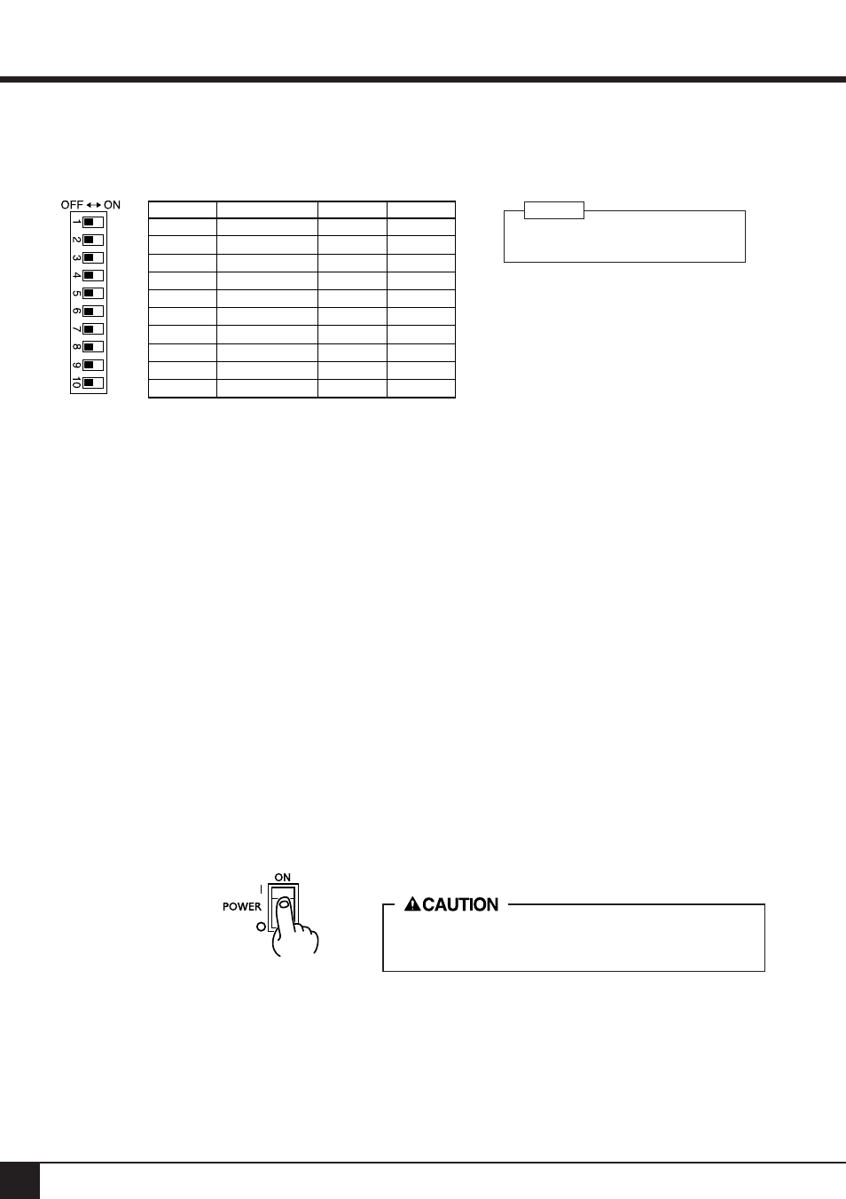 5 basic operation, 1 dip switch settings, 2 powering on | Roland COLOR CAMM PNC-5000 User Manual | Page 8 / 19