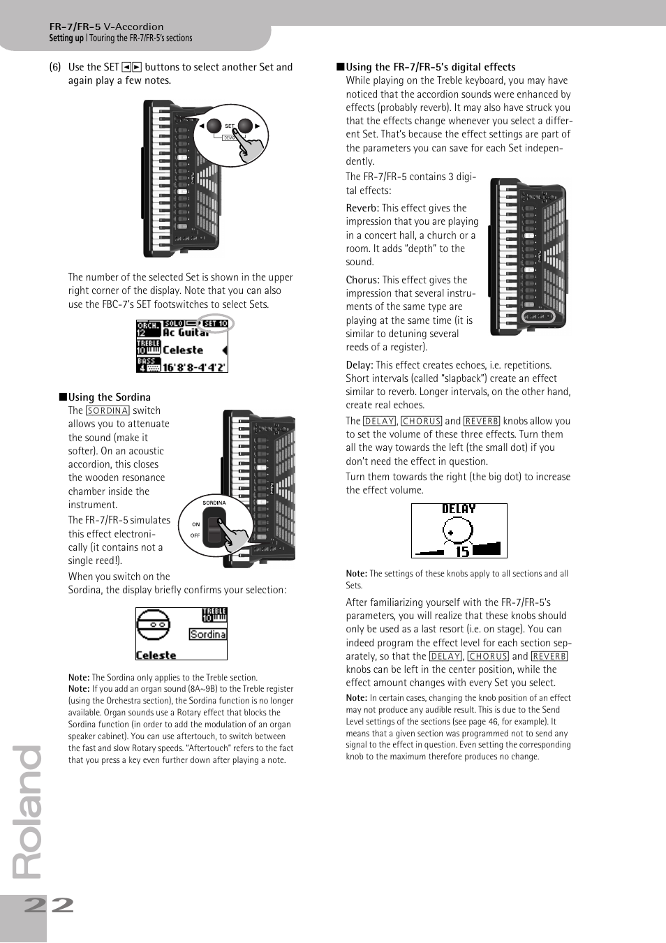 Roland V-ACCORDION FR-5 User Manual | Page 22 / 114