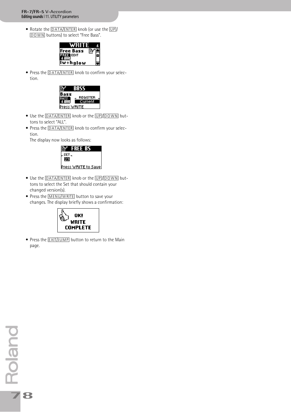 Roland V-ACCORDION FR-5 User Manual | Page 78 / 114