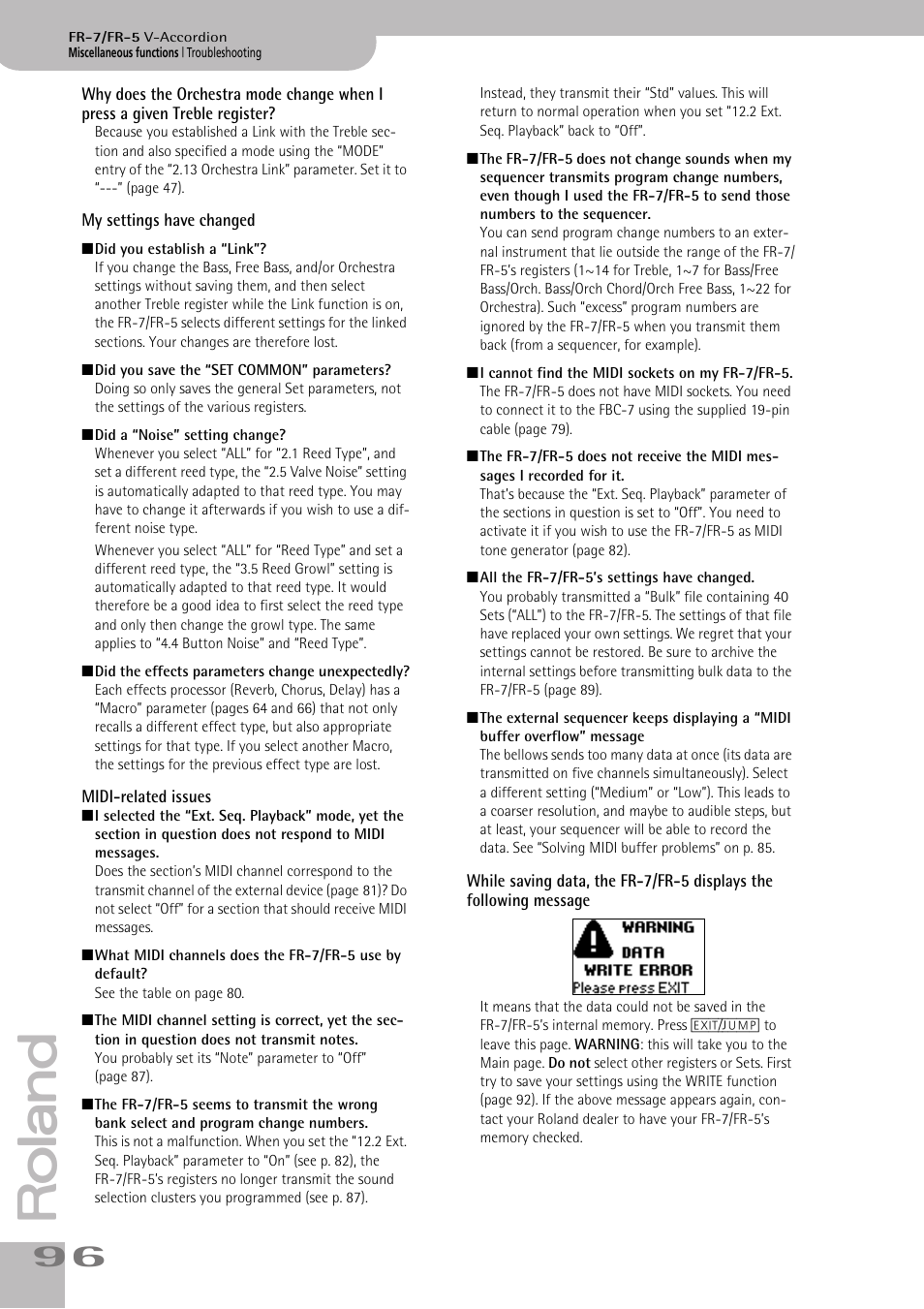 Roland V-ACCORDION FR-5 User Manual | Page 96 / 114
