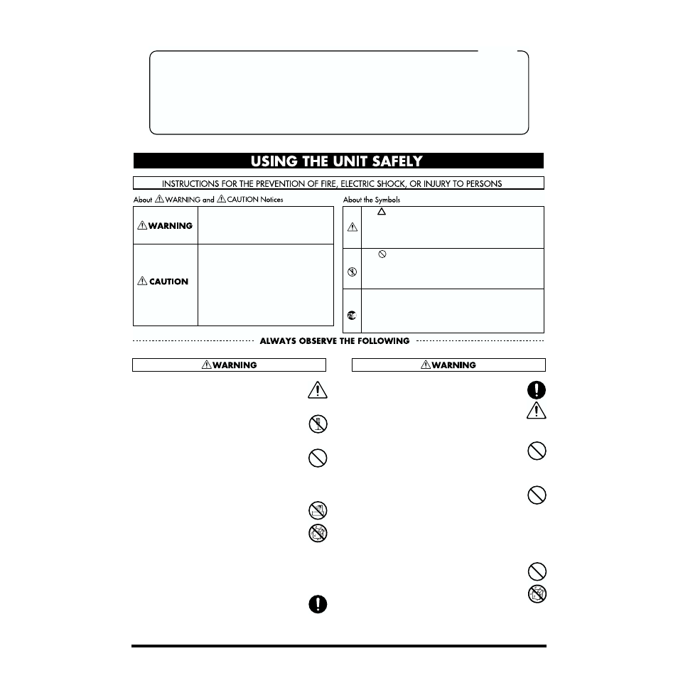 Roland SH-32 User Manual | Page 2 / 124