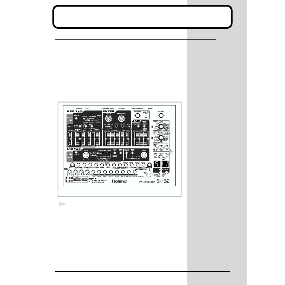 Producing sound, Getting started, Switching modes | P. 20) | Roland SH-32 User Manual | Page 20 / 124