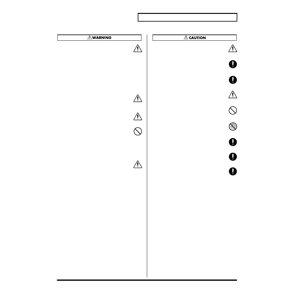 3using the unit safely | Roland SH-32 User Manual | Page 3 / 124