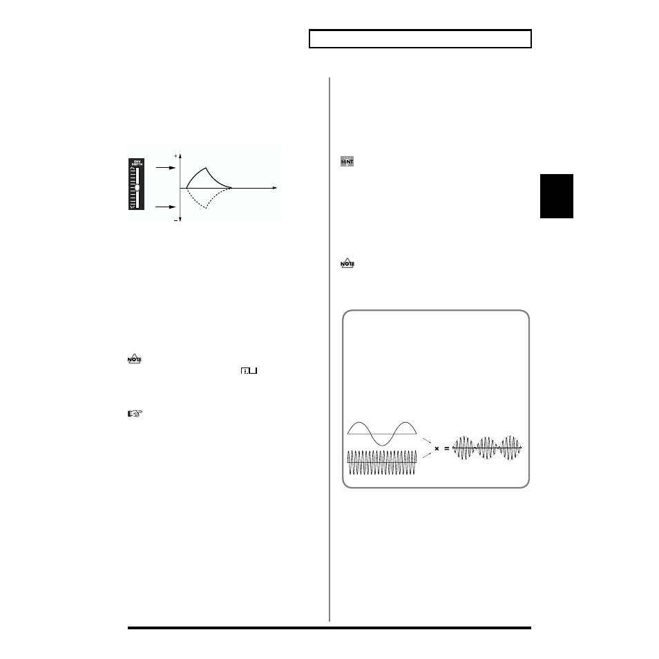 Oscillator 2 pitch (p. 55) | Roland SH-32 User Manual | Page 55 / 124
