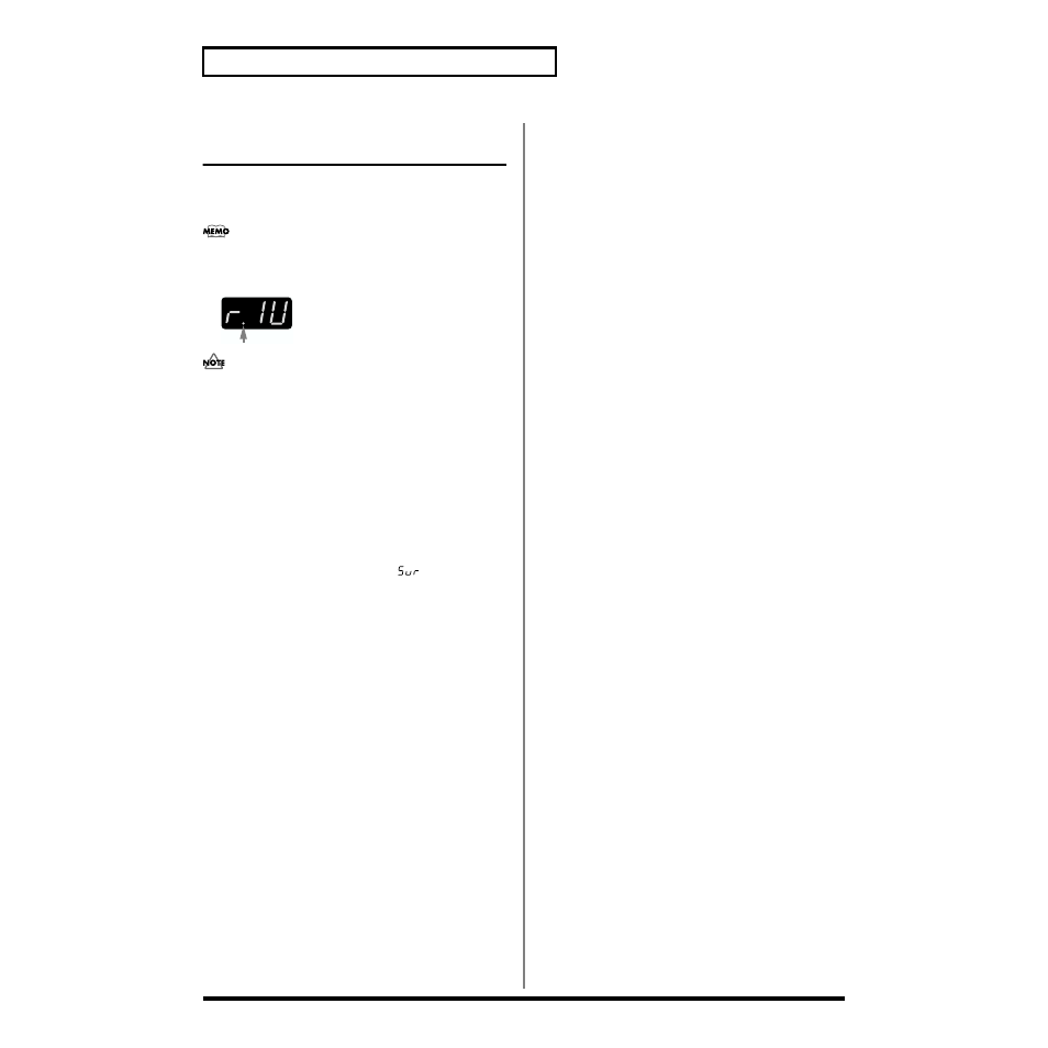 Saving changed settings (write), Cedure (p. 70) | Roland SH-32 User Manual | Page 70 / 124