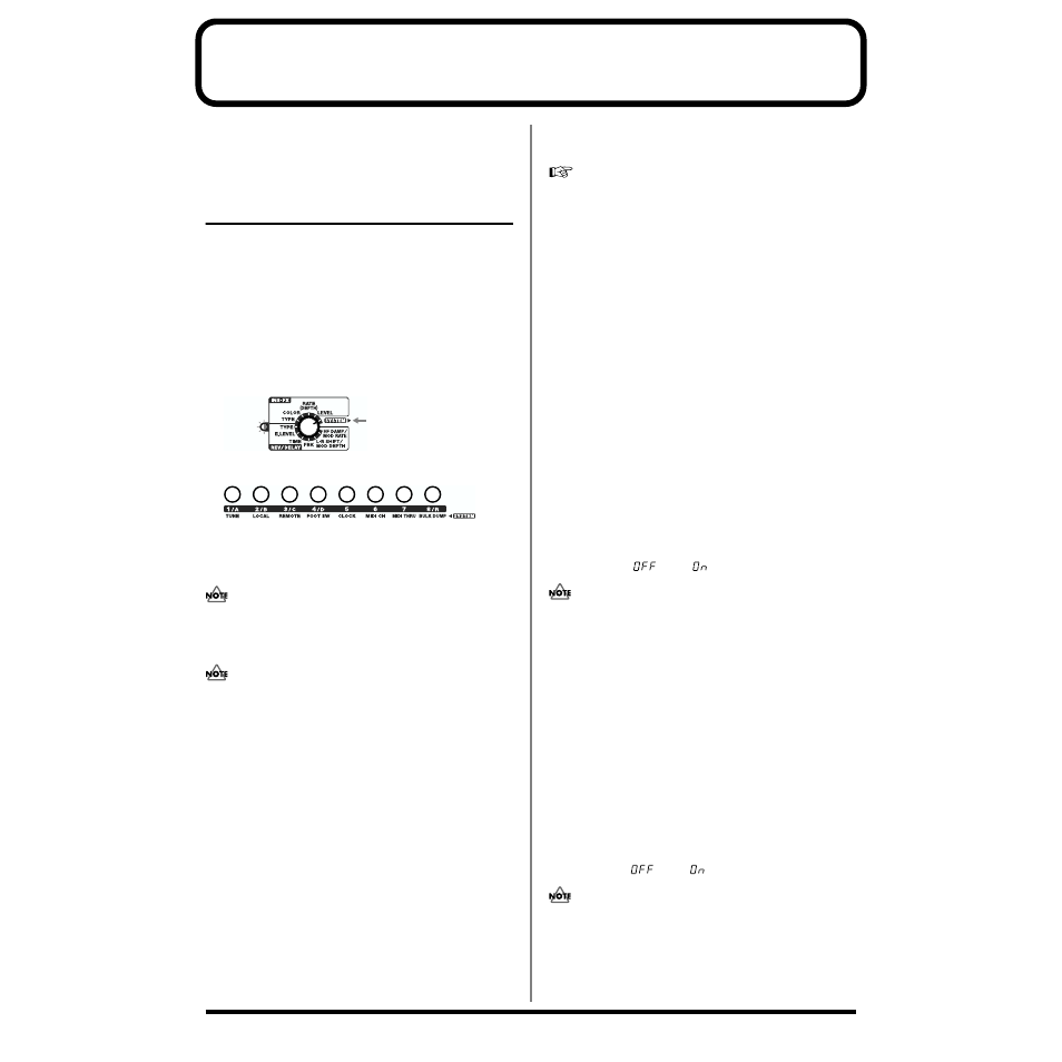 Chapter 9. other settings, Procedure for making the system settings, P. 90) | Roland SH-32 User Manual | Page 90 / 124