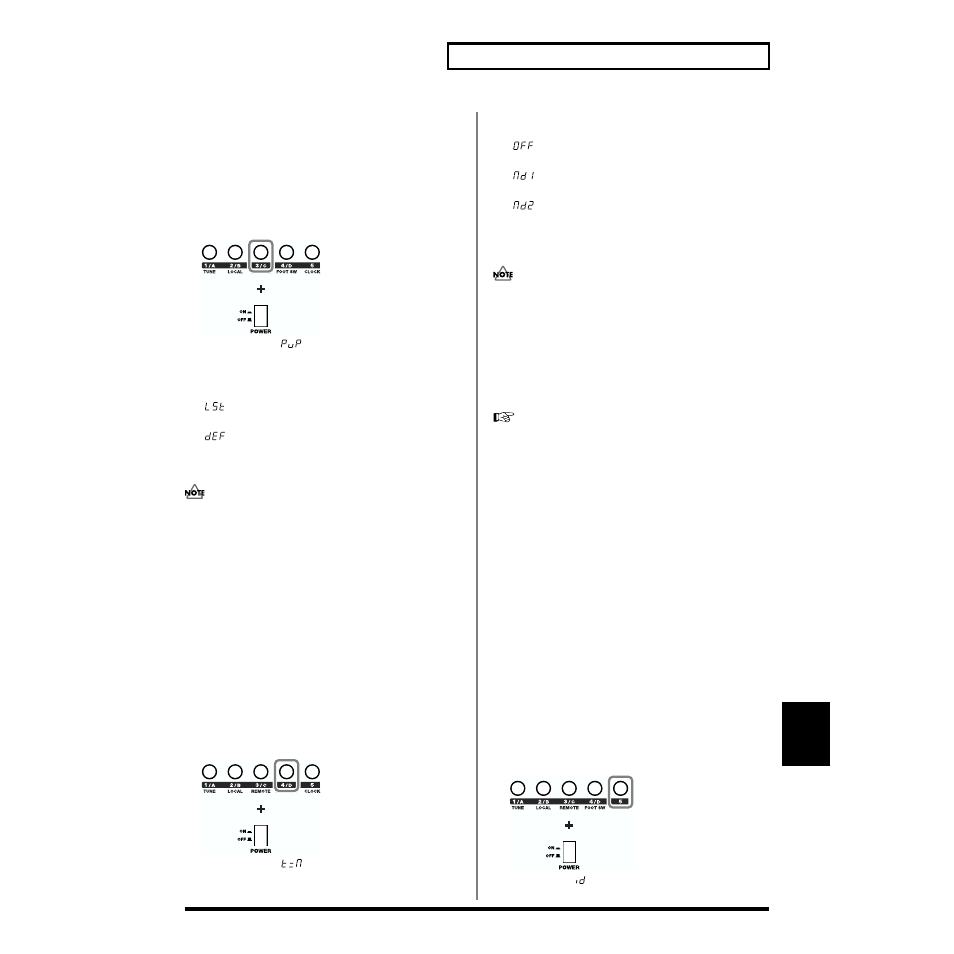 Changing the sh-32’s device id number, 93 chapter 9. other settings | Roland SH-32 User Manual | Page 93 / 124