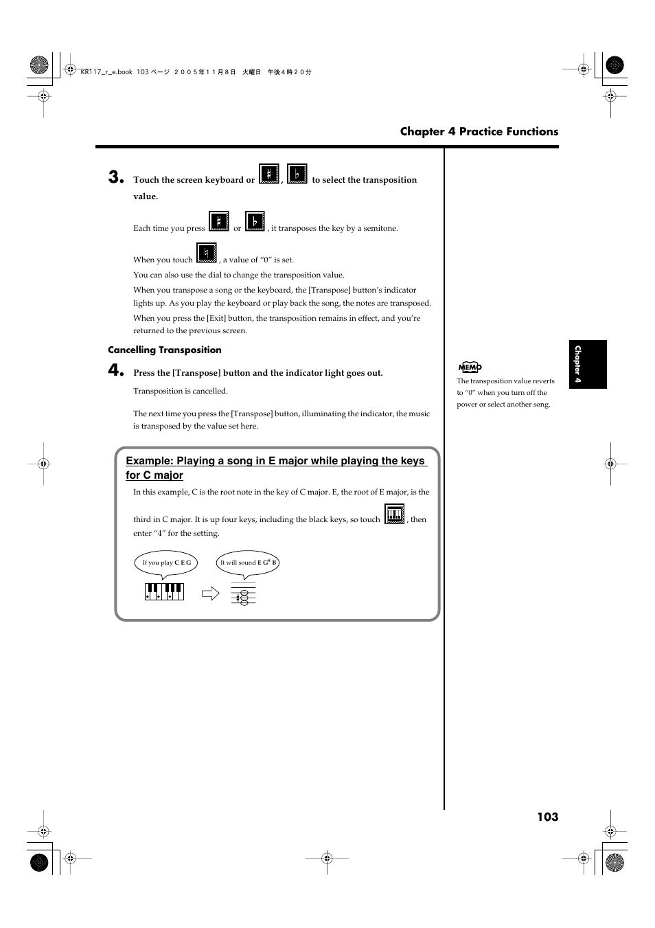 Roland KR117/115 User Manual | Page 103 / 228