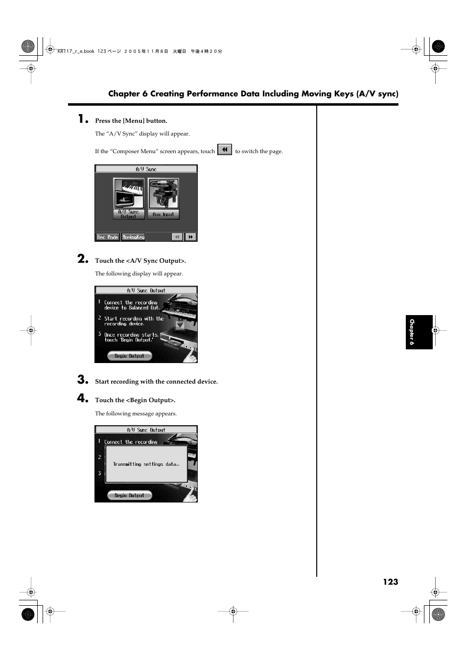 Roland KR117/115 User Manual | Page 123 / 228