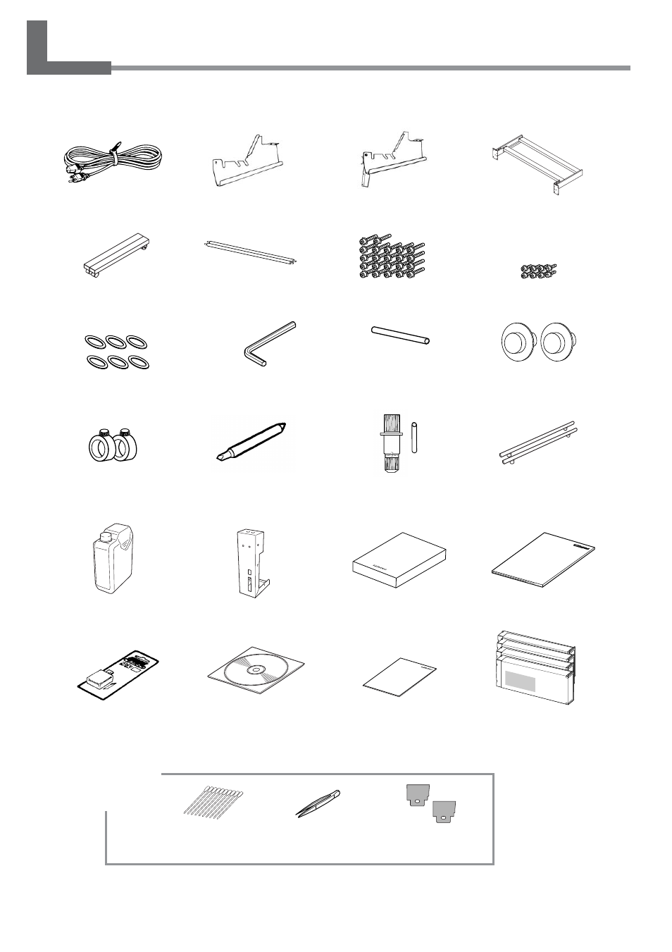 1 checking accessories | Roland SC-545EX User Manual | Page 18 / 135