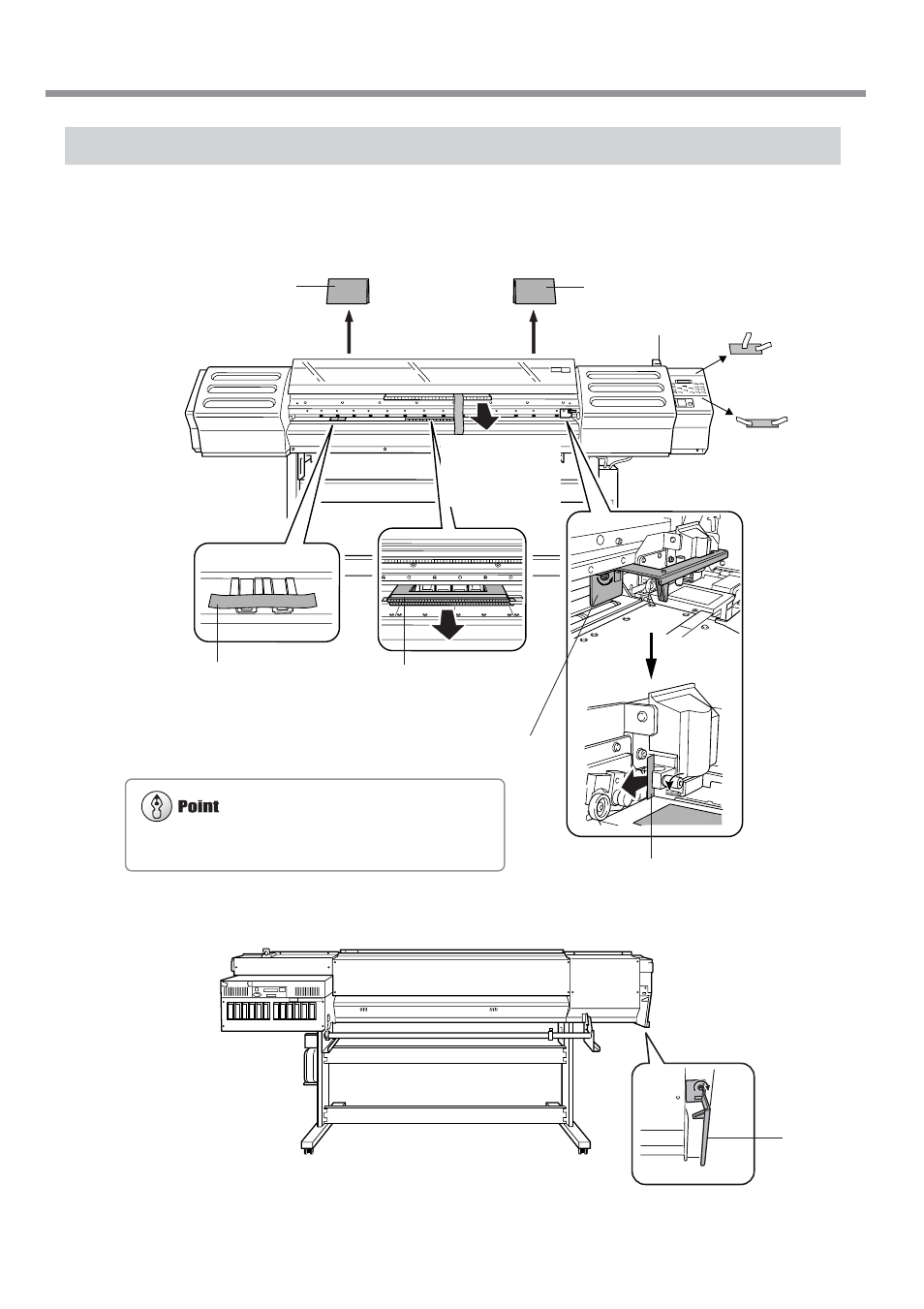 Step 4: remove the protective media | Roland SC-545EX User Manual | Page 28 / 135