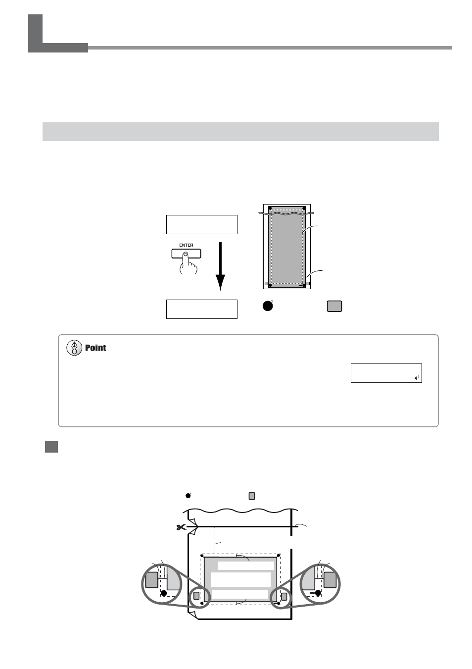 7 reloading the media and performing cutting, Printing area, Media sizes allowing automatic crop-mark detection | Roland SC-545EX User Manual | Page 57 / 135