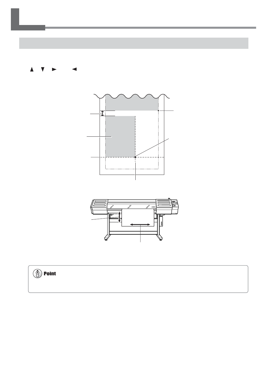 3 setting the location where printing starts, Setting the start location | Roland SC-545EX User Manual | Page 72 / 135