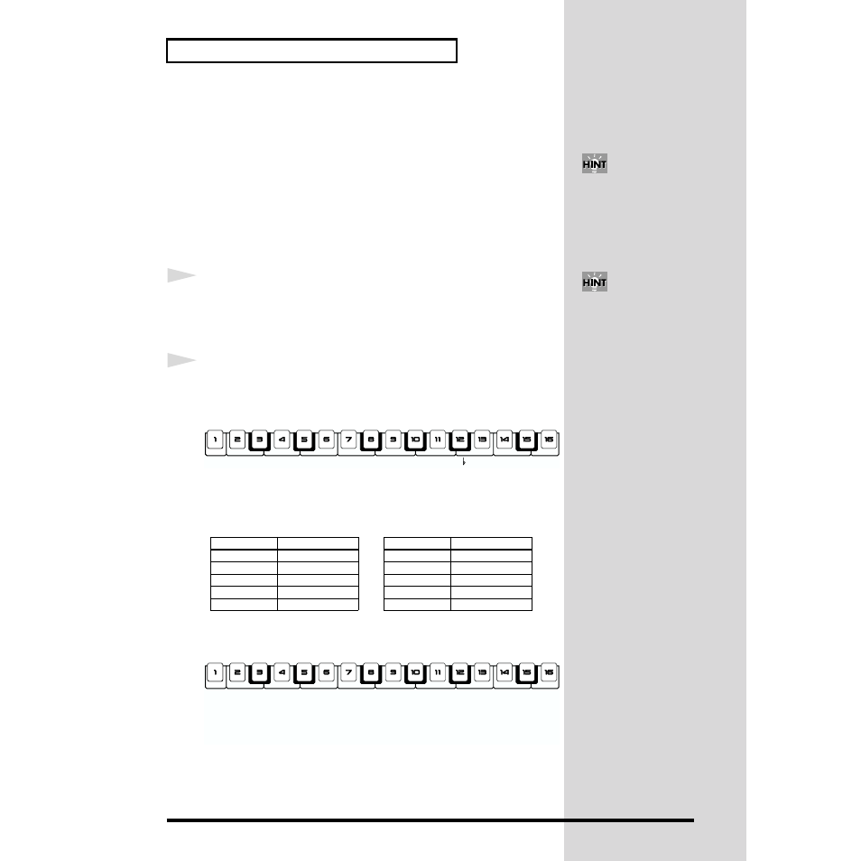 Playing the keyboard pads, P. 18) | Roland MC-09 User Manual | Page 18 / 88