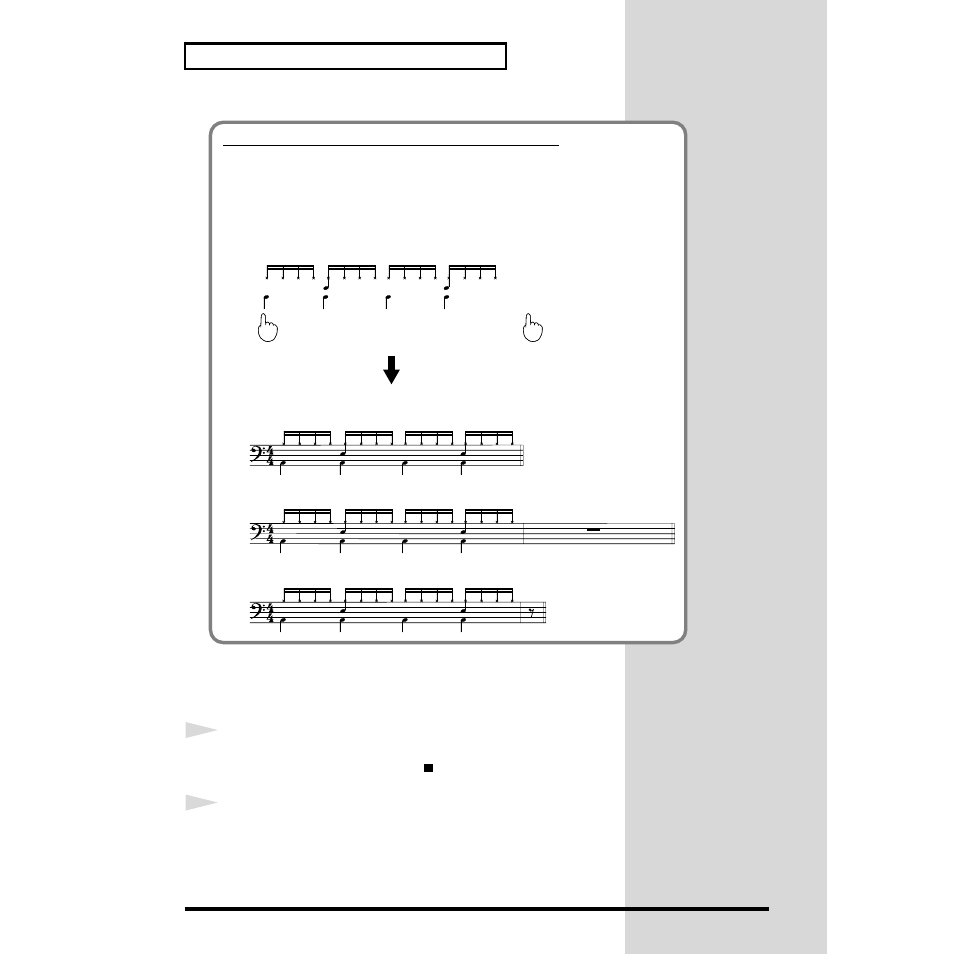 Auditioning a loop (preview) | Roland MC-09 User Manual | Page 34 / 88