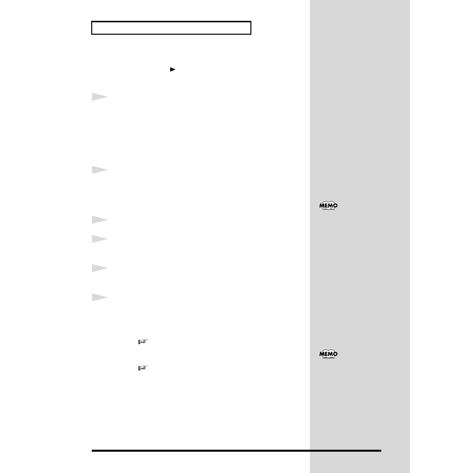 Muting or un-muting a part, Adjusting the pan, Applying effects | Changing the tempo, P. 36) | Roland MC-09 User Manual | Page 36 / 88