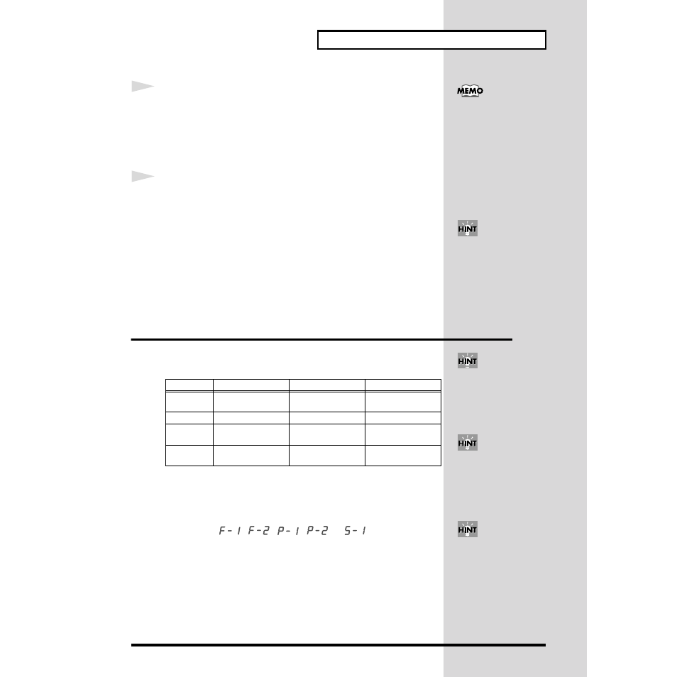 Using the knobs to adjust the effect settings | Roland MC-09 User Manual | Page 43 / 88