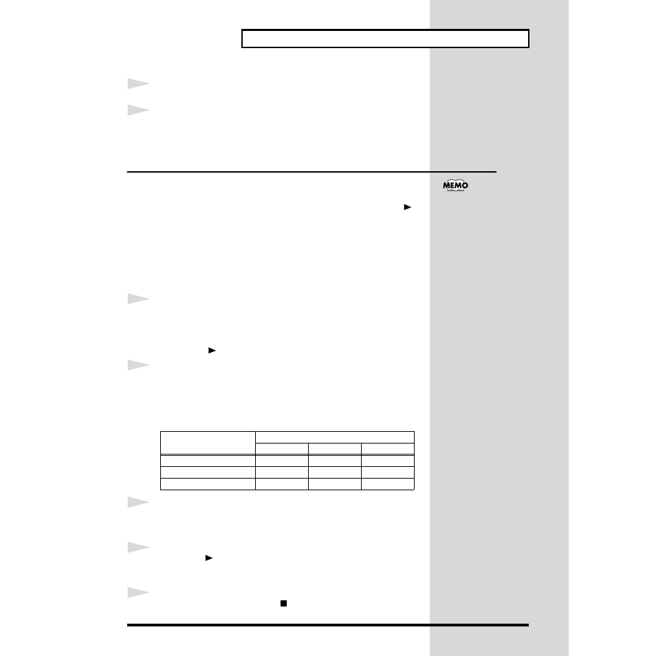 Playing back a loop with loop control | Roland MC-09 User Manual | Page 53 / 88