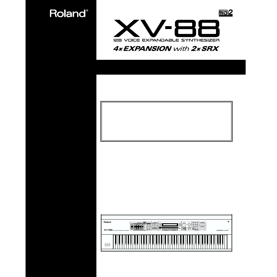 Roland XV-88 User Manual | 312 pages