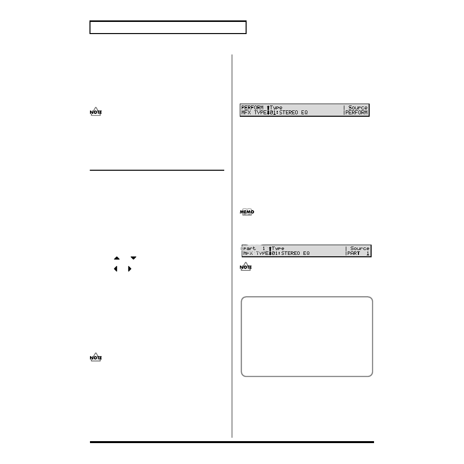 Making multi-effects settings, Setting procedure, Functions of parameters | Setting procedure functions of parameters, P. 114), P. 114, p. 115) | Roland XV-88 User Manual | Page 114 / 312