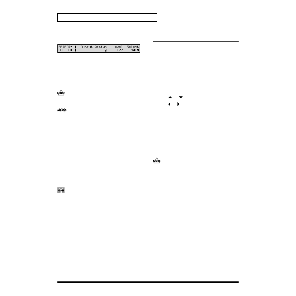 Making reverb settings, Setting procedure, P. 158) | Out)/(rhythm/effects/rhythm cho out) (p. 158), Effects/cho out) (p. 158) | Roland XV-88 User Manual | Page 158 / 312