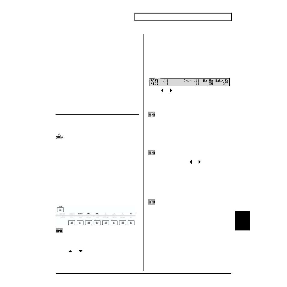 Modifying gm mode settings | Roland XV-88 User Manual | Page 193 / 312