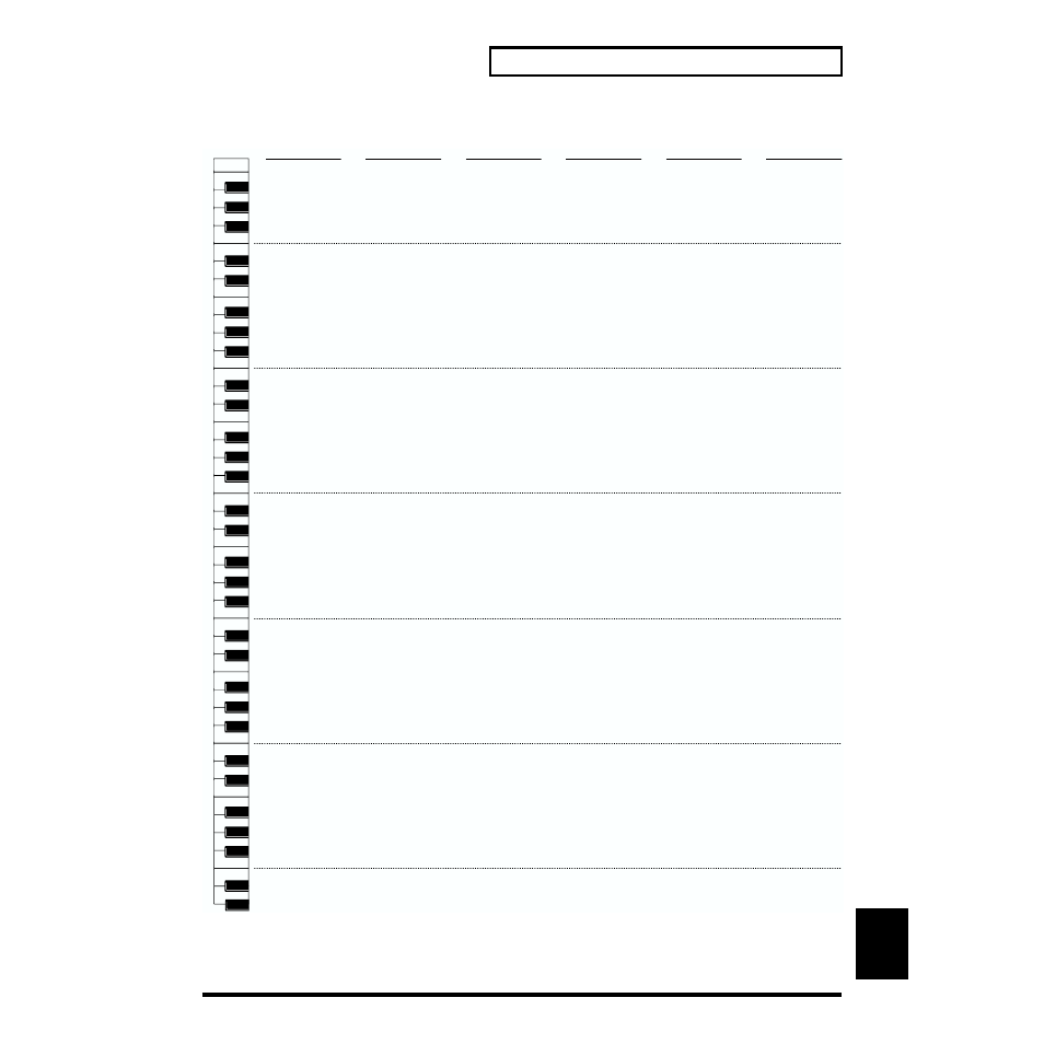 259 rhythm set list | Roland XV-88 User Manual | Page 259 / 312