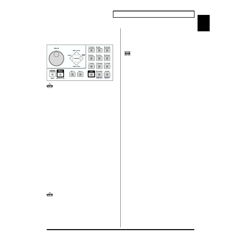 Modifying a value, P. 27), P. 27, p. 28) | Roland XV-88 User Manual | Page 27 / 312