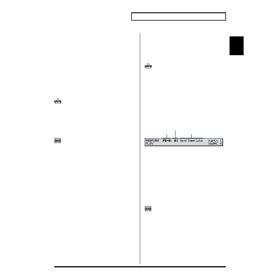 Selecting a performance | Roland XV-88 User Manual | Page 35 / 312