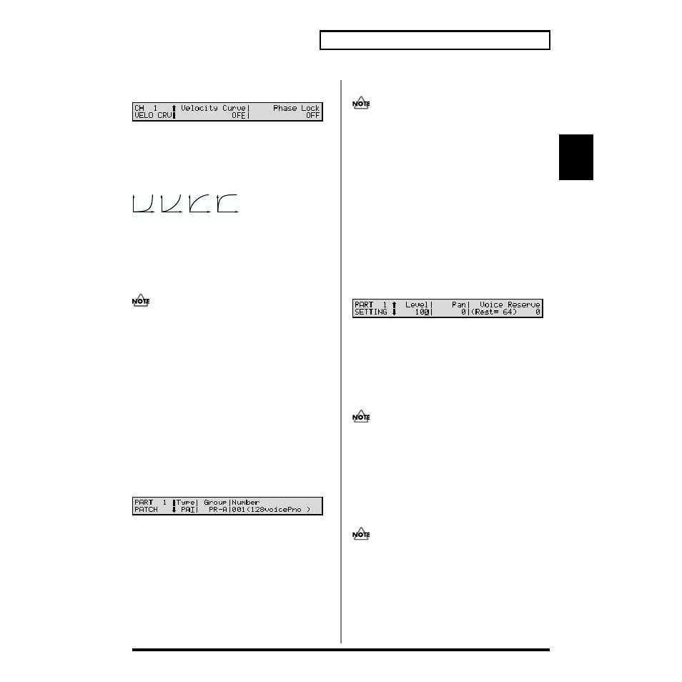 Making settings for each part (part), Parameter (perform/part/patch) (p. 53) | Roland XV-88 User Manual | Page 53 / 312