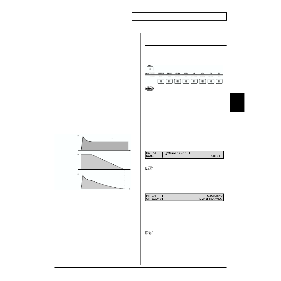 Functions of patch parameters, Settings common to the entire patch (common) | Roland XV-88 User Manual | Page 69 / 312