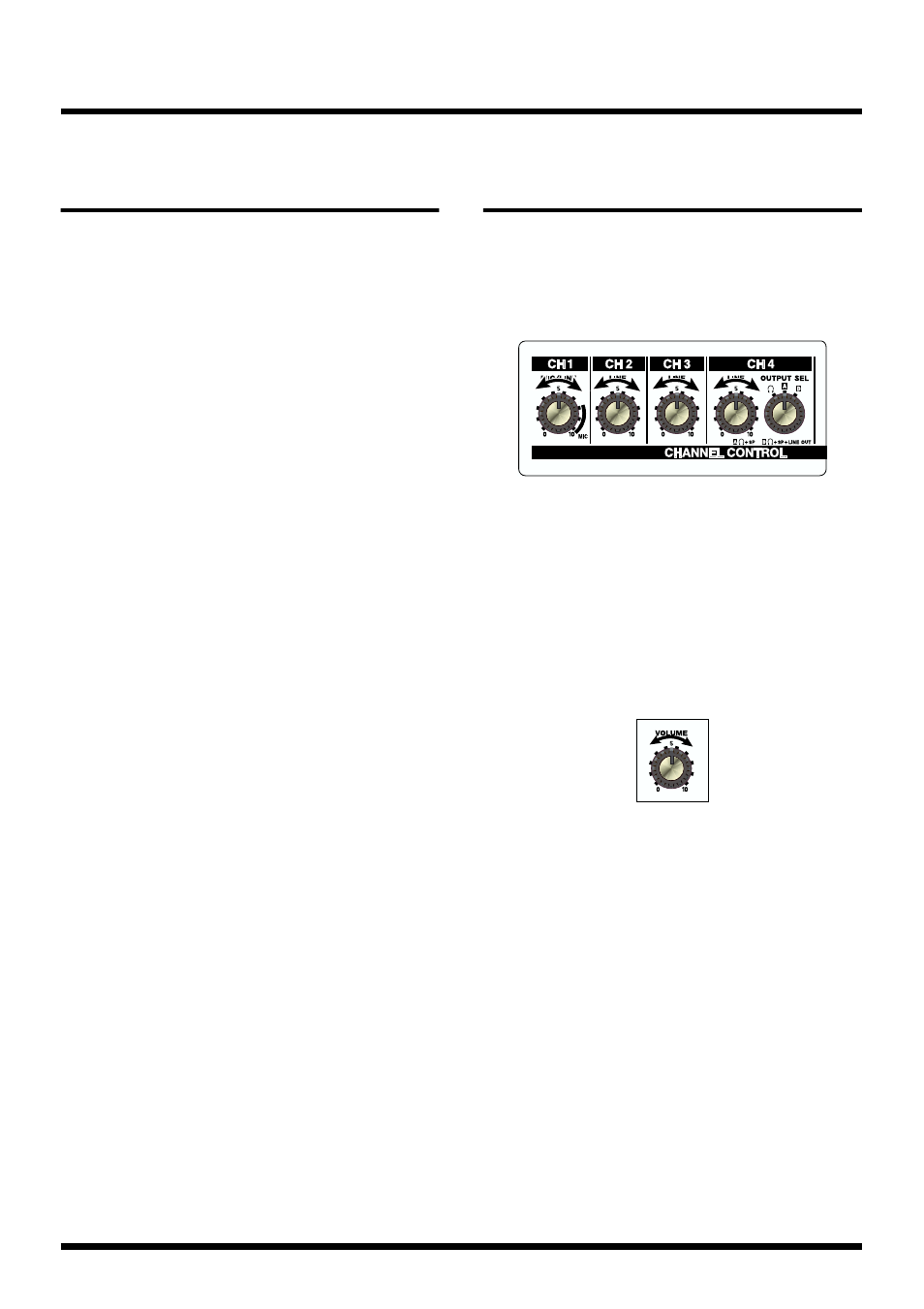 Switching the power on and off, About the volume-level settings | Roland KC-550 User Manual | Page 11 / 16