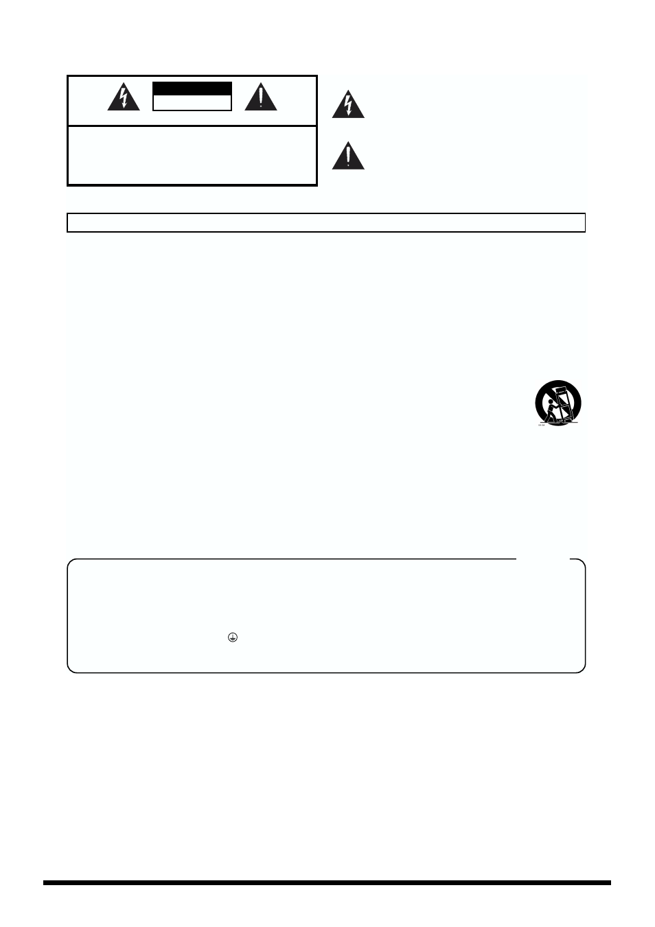 Important safety instructions | Roland KC-550 User Manual | Page 2 / 16